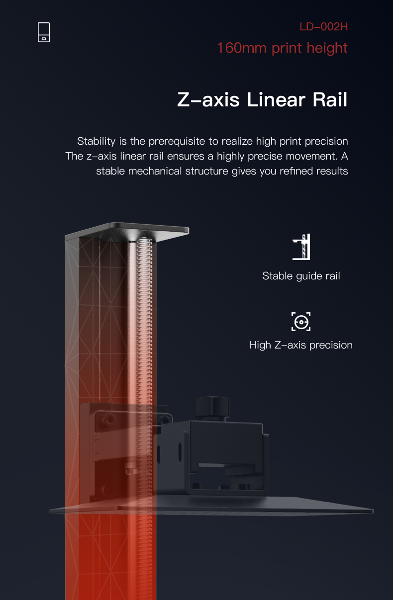 Creality LD-002H Mono LCD Resin 3D Printer